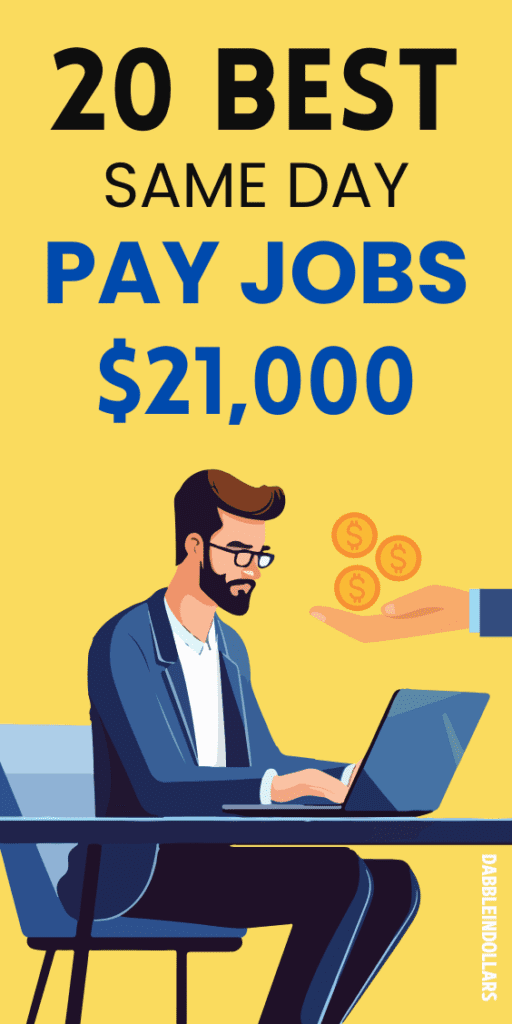 Top 20 Same-Day Cash Jobs: Get Paid Instantly