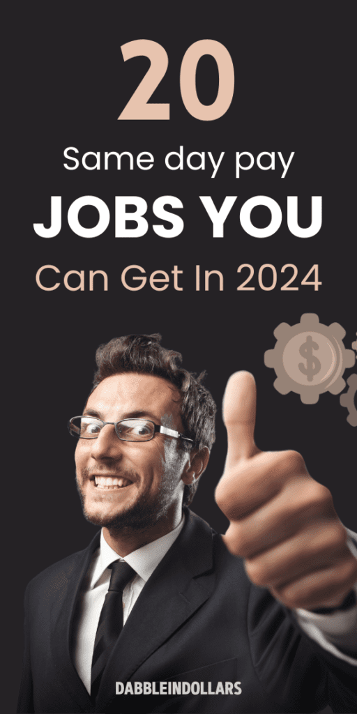 Top 20 Same-Day Cash Jobs: Get Paid Instantly