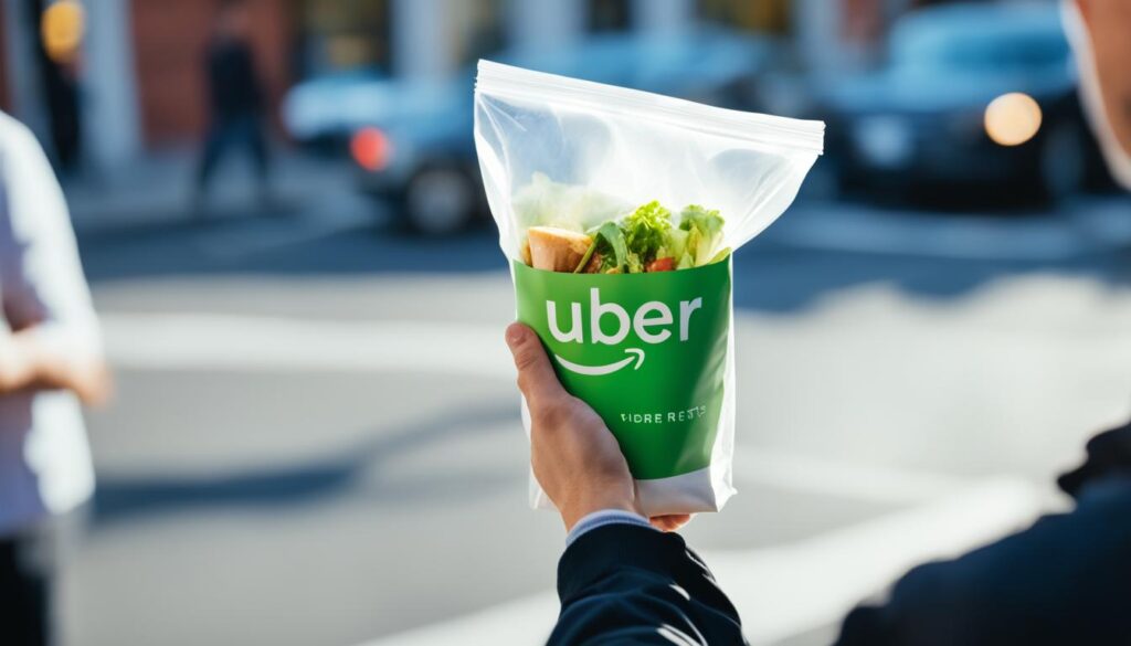 Uber Eats driver