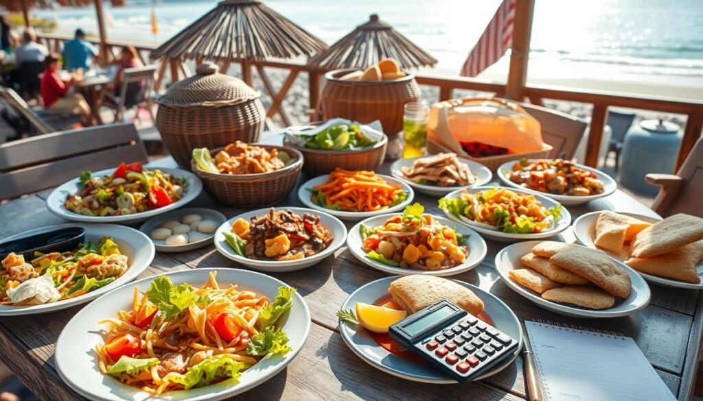 vacation food budget